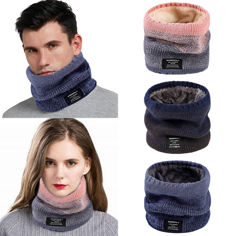 Wool Scarf Men - メンズとレディースのファブリックネックスカーフ,ソックス,スキーマスク,暖かくて厚いぬいぐるみ,防風ウール,冬