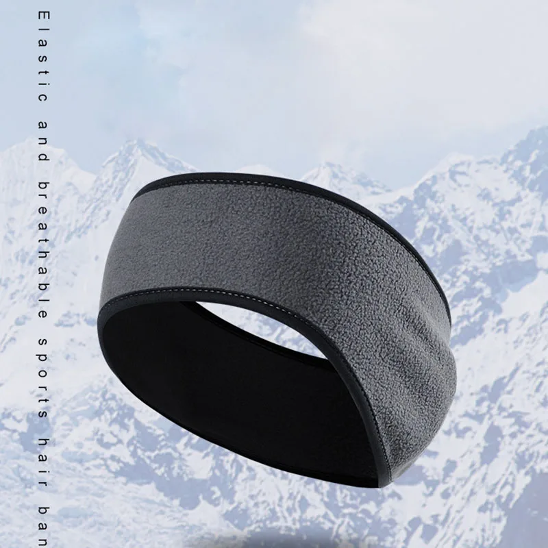 Winter Headband Fleece - 屋外冬用フリースイヤーウォーマースポーツヘッドバンド男性/女性/子供サイクリングスキーワークアウトヨガランニング乗馬暖かいイヤーマフヘッドバンド