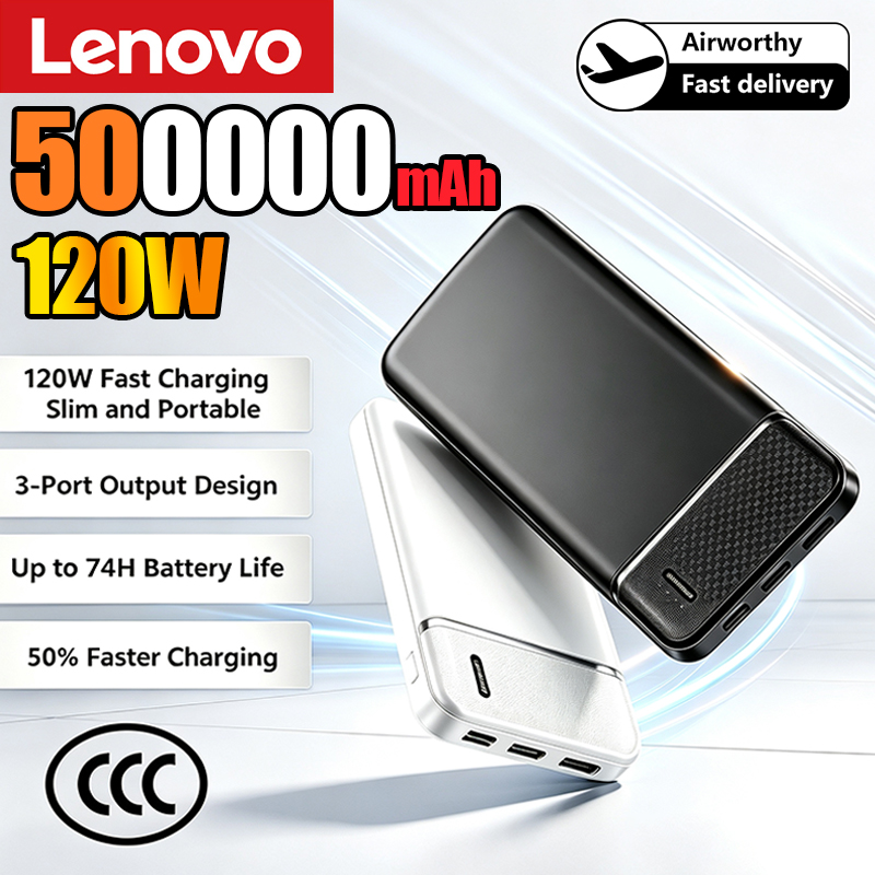 Heated Vest Battery - レノボ 500000mAh ポータブル電源バンク 120W 大容量超高速充電パワーバンクアウトドア旅行外部バッテリー 2027
