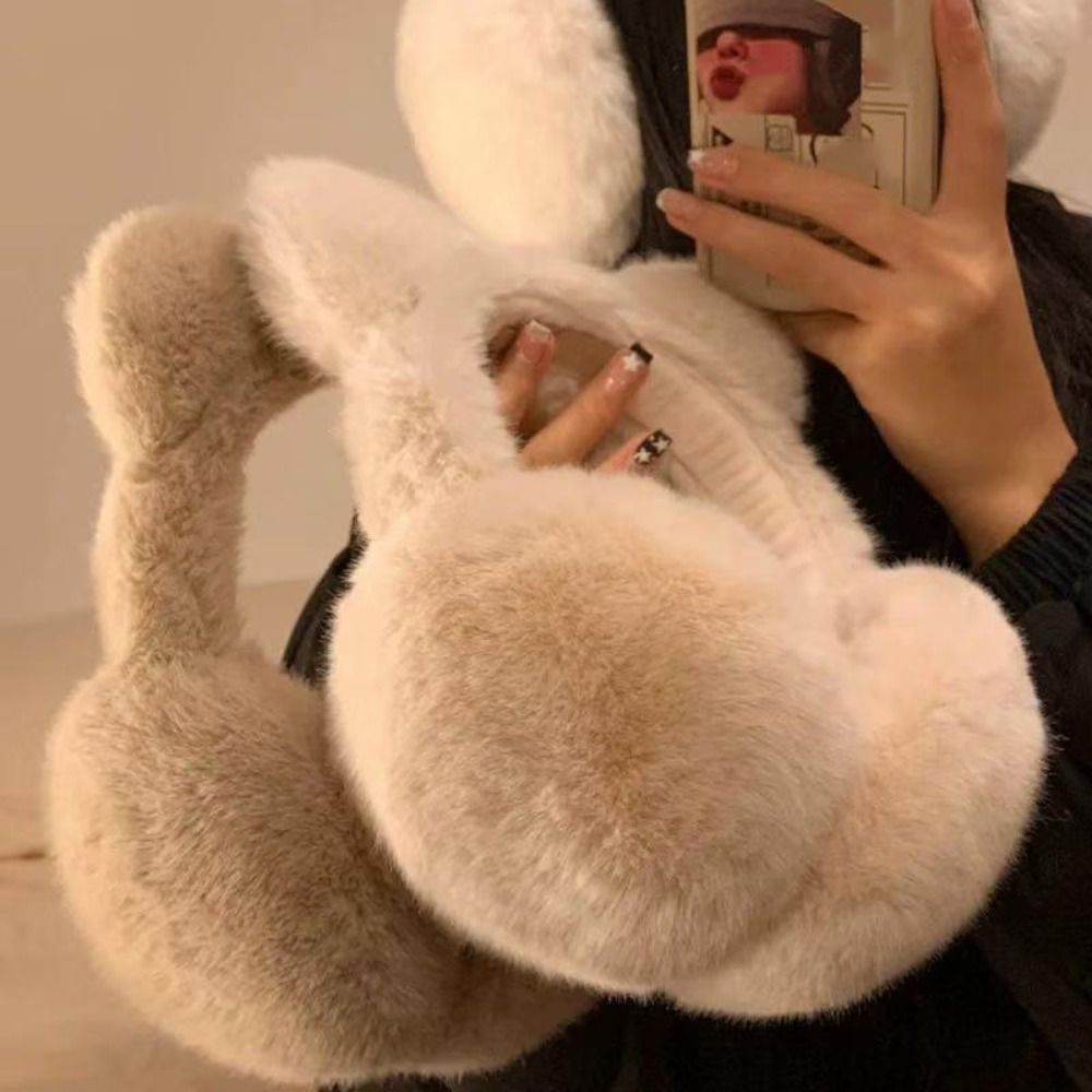 軽量折りたたみ式猫耳カバー厚く防風暖かい耳当て凍結防止ソフト - Earmuffs Foldable のレビューと価格