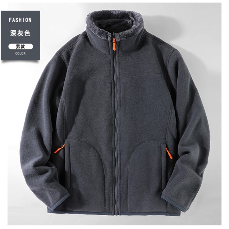 秋冬フリースシェルパジャケット メンズ コージー カジュアル - Sherpa Hoodie Fleece のレビューと価格