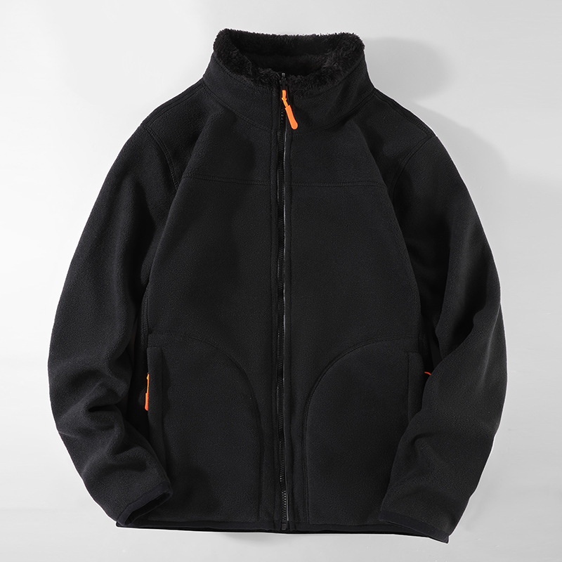 秋冬フリースシェルパジャケット メンズ コージー カジュアル - Sherpa Hoodie Fleece のレビューと価格