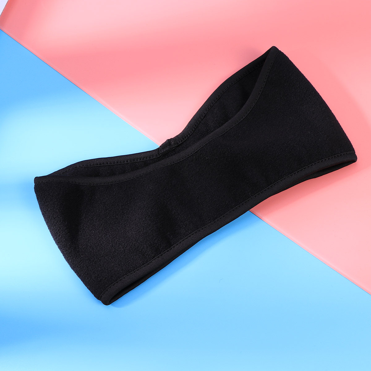 ユニセックス ブラック イヤーウォーマー ヘッドバンド 冬用 - Fleece Ear Warmer Band のレビューと価格
