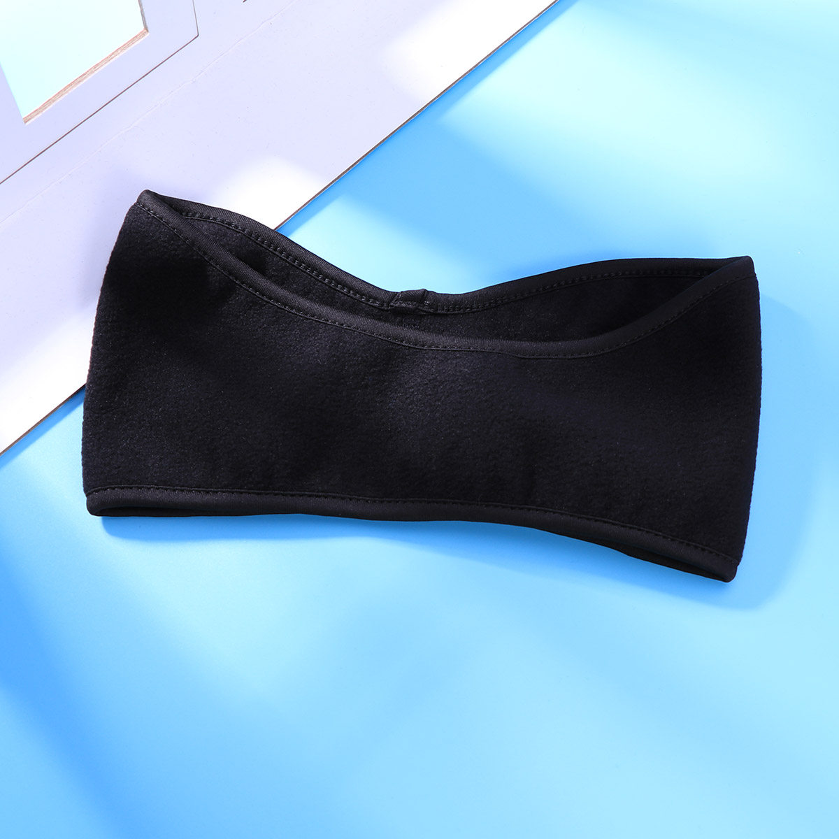 ユニセックス ブラック イヤーウォーマー ヘッドバンド 冬用 - Fleece Ear Warmer Band のレビューと価格