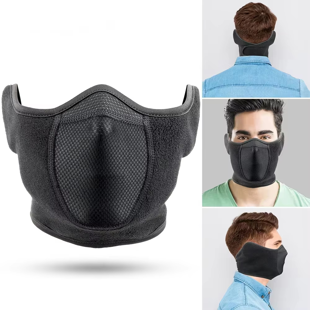 寒い天候用ネックウォーマー耳カバーフリースサーマルスカーフマ - Fleece Ear Warmer Band のレビューと価格