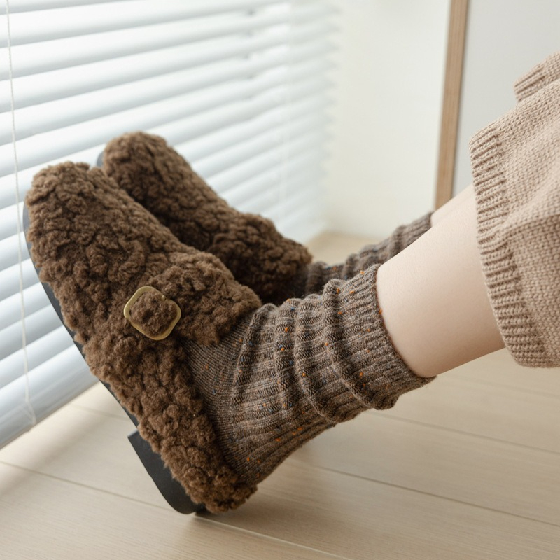 ウールカシミヤレディースソックス 秋冬 厚手 暖かい フロア - Thermal Sock Wool のレビューと価格