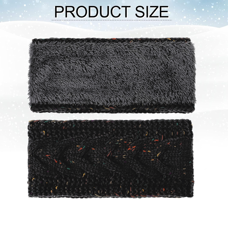 SSUNTAK 女性用冬用ニットヘッドバンド フリース裏地付 - Fleece Ear Warmer Band のレビューと価格