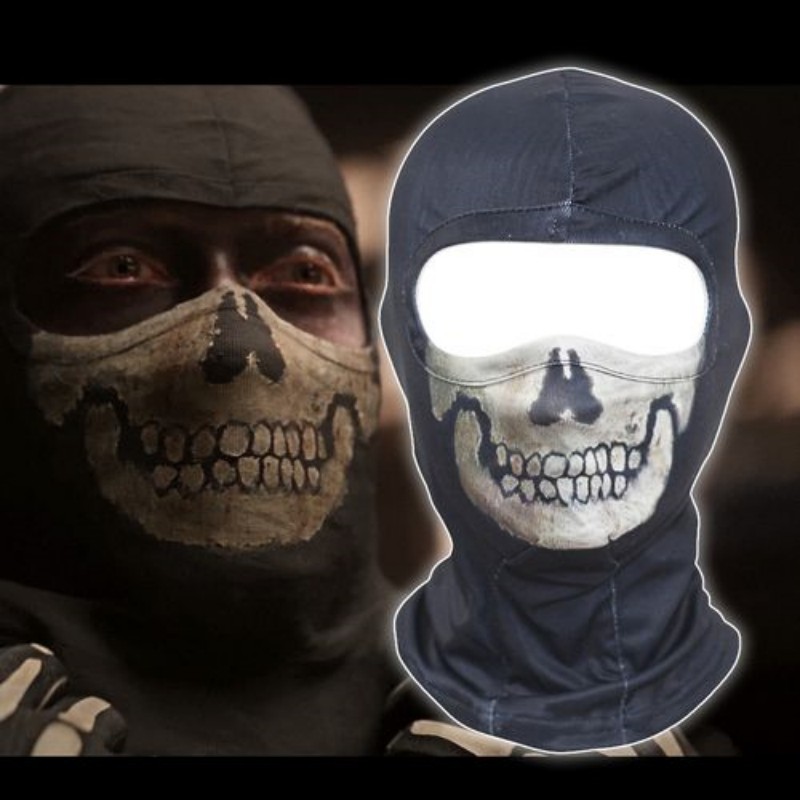 ゴーススカルコスプレ,怖い顔,スケルトン,屋外ヘッドウェア, - Balaclava Ski Mask のレビューと価格