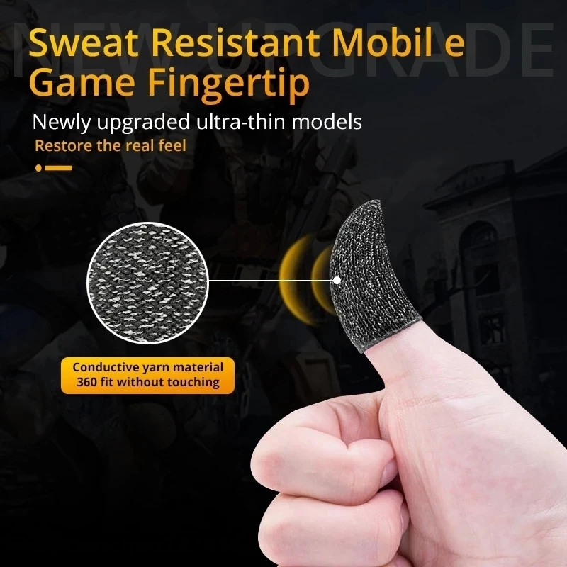 ゲーミングフィンガースリーブ通気性指先 PUBG ゲーム抗汗 - Touch Screen Gloves のレビューと価格