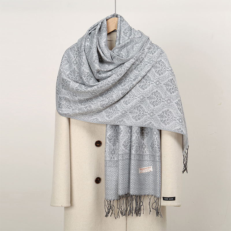 2024 高級厚いカシミヤスカーフ女性プリント新ラップパシュ - Cashmere Pashmina Wrap のレビューと価格