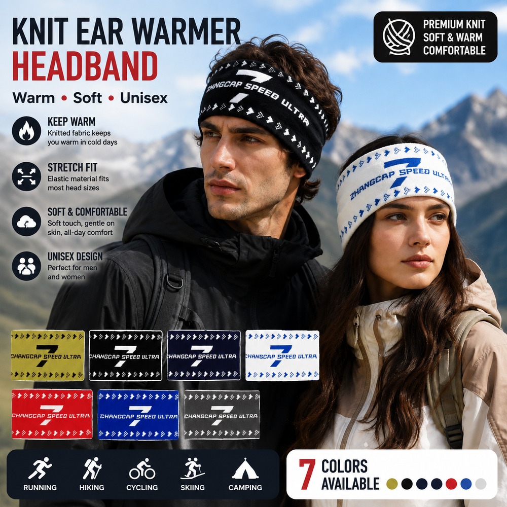 冬用ニットイヤーウォーマーヘッドバンド 男女兼用 保温フリー - Fleece Ear Warmer Band のレビューと価格