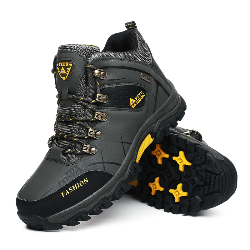 ブランドメンズウィンタースノーブーツ 防水レザースニーカー  - Waterproof Winter Boot のレビューと価格