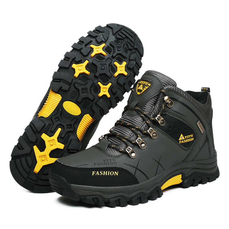ブランドメンズウィンタースノーブーツ 防水レザースニーカー  - Waterproof Winter Boot のレビューと価格