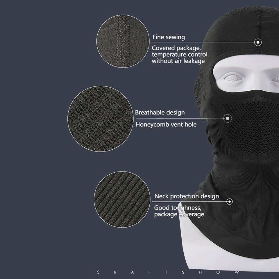 GTUBIKE 通気性バラクラバ帽子高弾性オートバイフルフェ - Balaclava Ski Mask のレビューと価格
