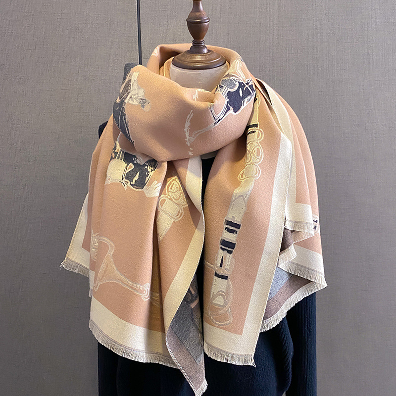 2024 高級暖かいパシュミナショール女性スカーフ厚い冬旅行 - Cashmere Pashmina Wrap のレビューと価格